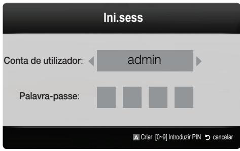 SAMSUNG UE-40C7000WW - Início de sessão da conta - 1