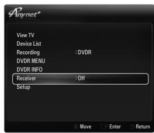 SAMSUNG UE-46B6000 - Listening through a Receiver (Home theatre) - 1