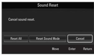 SAMSUNG UE-46B6000 - ☐ Sound Reset → Reset All / Reset Sound Mode / Cancel - 1