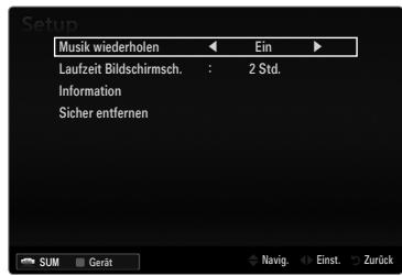 SAMSUNG UE-46B6000 - Verwenden des Menüs Einstellungen - 2