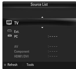 SAMSUNG UE-46B6000 - TV / Ext. / AV / Component / PC / HDMI1/DVI / HDMI2 / HDMI3 / HDMI4 / USB - 1