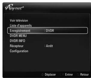 SAMSUNG UE-46B6000 - Boutons de la télécommande du téléviseur disponibles en mode Anynet+ - 1