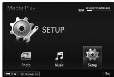 SAMSUNG UE-46B6000 - Utilizzo del menu Impostazione - 1