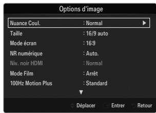 SAMSUNG UE-46B6000 - Options d'image - 1