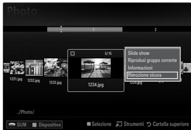 SAMSUNG UE-46B6000 - Rimozione sicura di un dispositivo USB - 1