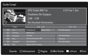 SAMSUNG UE-46B6000 - Uso della Guida Completa / Mini Guida - 1