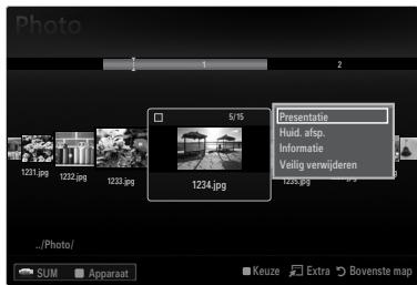 SAMSUNG UE-46B6000 - Opties voor de fotolijst - 1