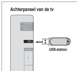 SAMSUNG UE-46B6000 - Een USB-apparaat aansluiten - 1