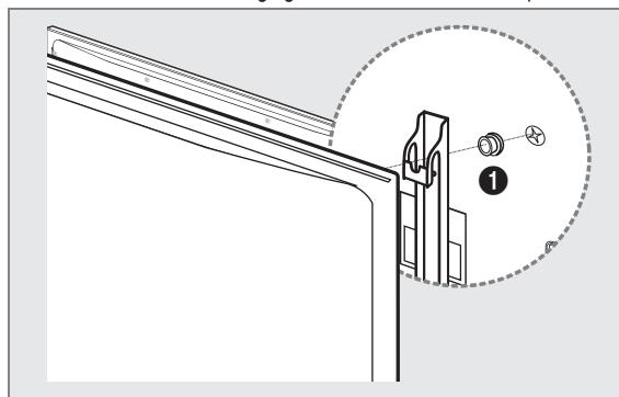 SAMSUNG UE-46B6000 - Voorbereiding voor installatie van de muurbevestiging - 2
