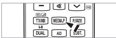 SAMSUNG UE-46B6000 - Öffnen des Menüs Media Play (USB). - 2
