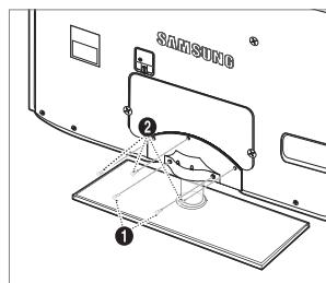 SAMSUNG UE-46B6000 - Installazione del piedistallo - 2