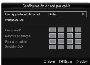 SAMSUNG UE-46B7000 - Configuración de red por cable-Auto - 1