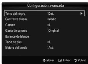 SAMSUNG UE-46B7000 - □ Configuración avanzada - 1