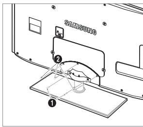 SAMSUNG UE-46B7000 - Installazione del piedistallo - 2