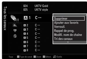 SAMSUNG UE-46B7000 - Ajouter / Supprimer - 1