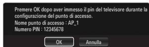 SAMSUNG UE-46B7000 - Collegamento mediante WPS (Wi-Fi Protected Setup) - 3