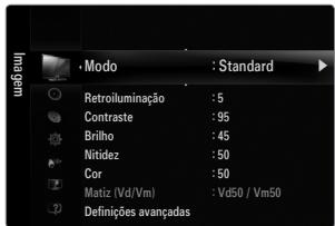 SAMSUNG UE-46B7000 - ☐ Como utilizar os OSD (On Screen Display - Visualização no ecrã) - 2