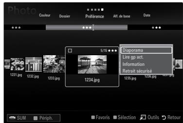 SAMSUNG UE-46B7000 - Visualisation d'un diaporama - 1