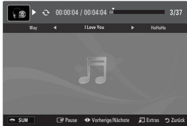 SAMSUNG UE-46B7000 - Abspielen ausgewählter Musikdateien - 1