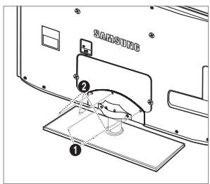 SAMSUNG UE-46B7000 - Instalar a base - 2