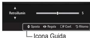 SAMSUNG UE-46B7000 - ☐ Uso dei menu OSD (On Screen Display) - 5