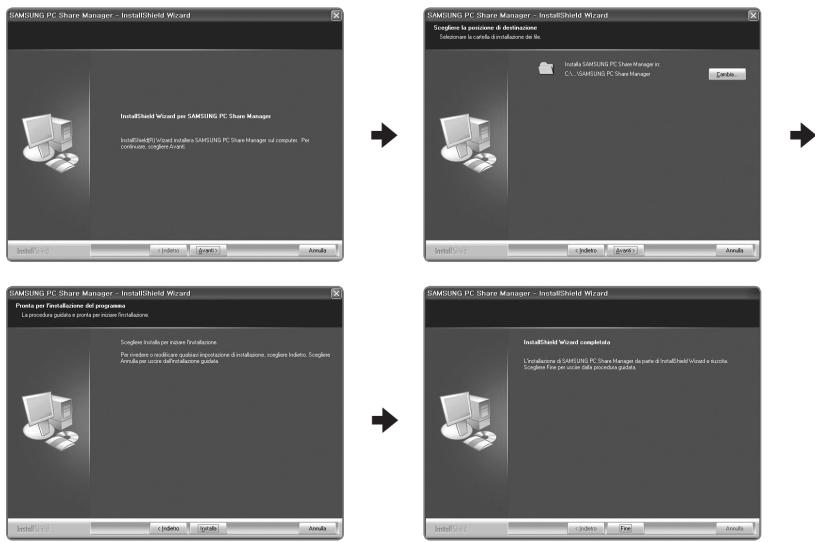 SAMSUNG UE-46B7000 - Installare l'applicazione - 1