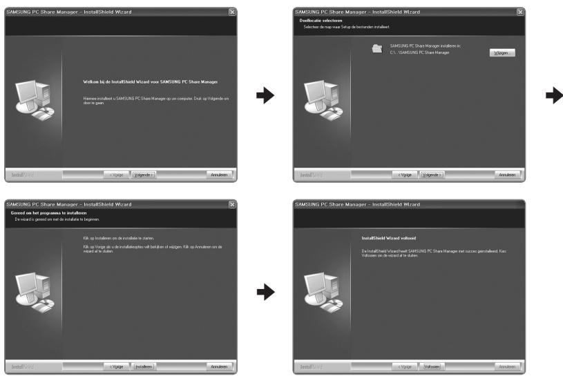 SAMSUNG UE-46B7000 - De toepassing installeren - 1