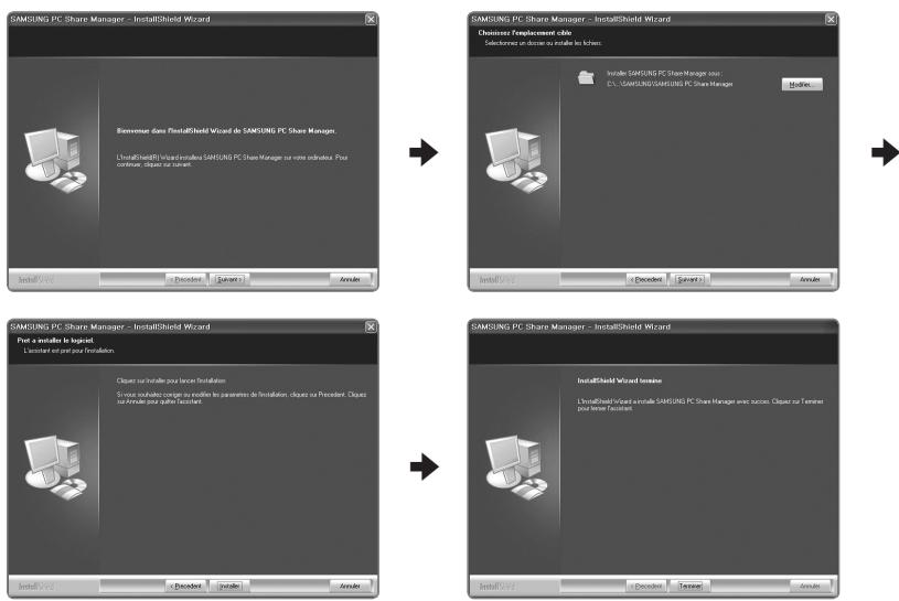 SAMSUNG UE-46B7000 - Installation de l'application - 1