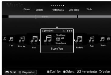 SAMSUNG UE-46B7000 - Título (Music / Movie) - 2