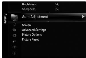 SAMSUNG UE-46B7000 - Auto Adjustment - 1