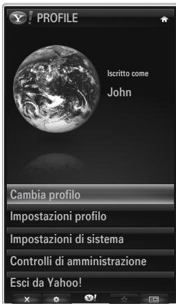 SAMSUNG UE-46B7000 - Uso del widget Profile - 1
