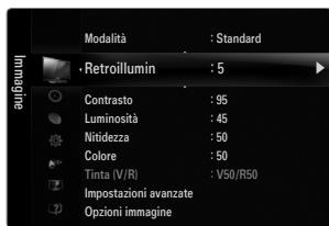 SAMSUNG UE-46B7000 - ☐ Uso dei menu OSD (On Screen Display) - 4