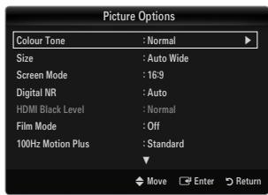 SAMSUNG UE-46B7000 - Colour Tone → Cool / Normal / Warm1 / Warm2 / Warm3 - 1