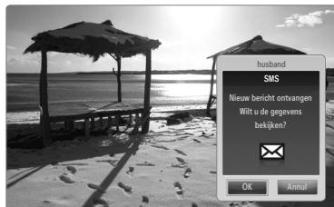 SAMSUNG UE-46B7000 - De Message-functie gebruiken - 1