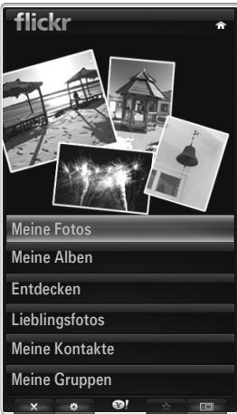 SAMSUNG UE-46B7000 - Verwenden des Nachrichten-Widget von Yahoo!® - 2