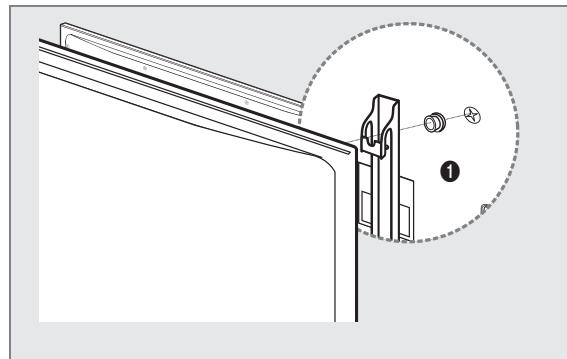 SAMSUNG UE-46B7000 - Voorbereiding voor installatie van de muurbevestiging - 2
