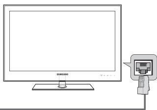 SAMSUNG UE-46B7000 - Verbinding maken met het Thuisnetwerkcentrum - 5