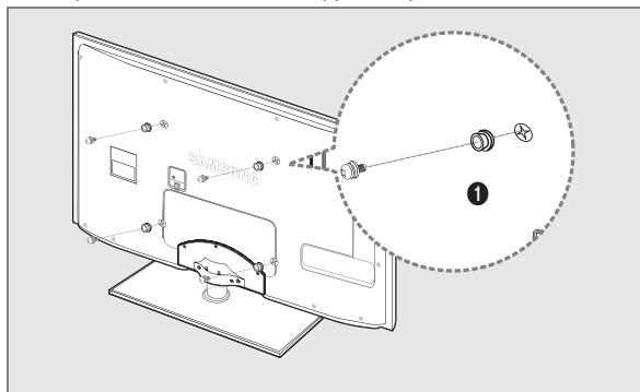 SAMSUNG UE-46B7000 - Preparazione per l'installazione di un supporto a parete - 1