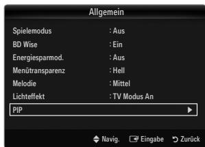 SAMSUNG UE-46B7000 - Verwenden der Bild-in-Bild-Funktion (PIP) - 1