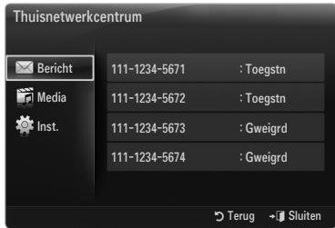 SAMSUNG UE-46B7000 - Verbinding maken met het Thuisnetwerkcentrum - 6