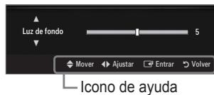 SAMSUNG UE-46B7000 - □ Funcionamiento de la visualización en pantalla - 3