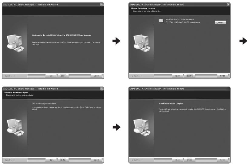 SAMSUNG UE-46B7000 - Install the application - 1
