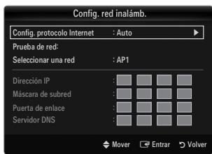 SAMSUNG UE-46B7000 - Config. red inalámb.-Auto - 1