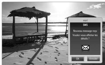 SAMSUNG UE-46B7000 - Utilisation de la fonction Message - 1