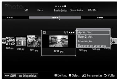 SAMSUNG UE-46B7000 - Visualizar uma apresentação de diapositivos - 1