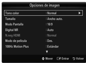 SAMSUNG UE-46B7000 - Tono color → Frío / Normal / Cálido1 / Cálido2 / Cálido3 - 1