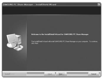 SAMSUNG UE-46B7020WP - Install the application - 1