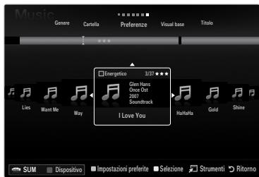 SAMSUNG UE-46B7020WP - Titolo (Music / Movie) - 2