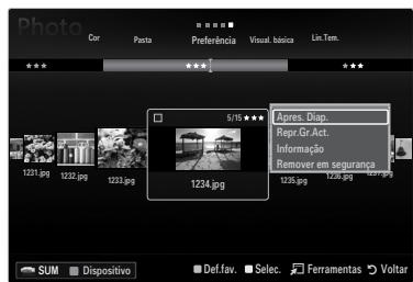 SAMSUNG UE-46B7020WP - Visualizar unaPRESENTação de diapositivos - 1