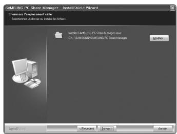 SAMSUNG UE-46B7020WP - Installation de l'application - 3